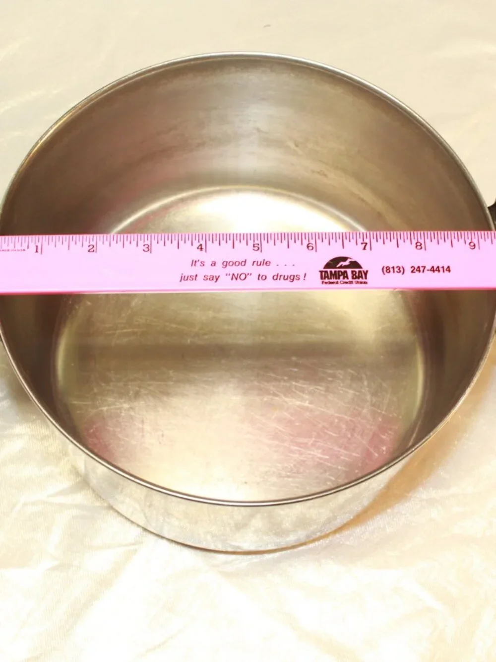 Revere Ware 1801 6 QT Copper Bottom Stock Pot With Lid - Clinton, ILL 86